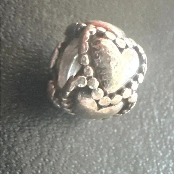 Authentic Pandora Sterling Silver Everlasting Love Charm Bead Hearts ret… - Picture 3 of 5